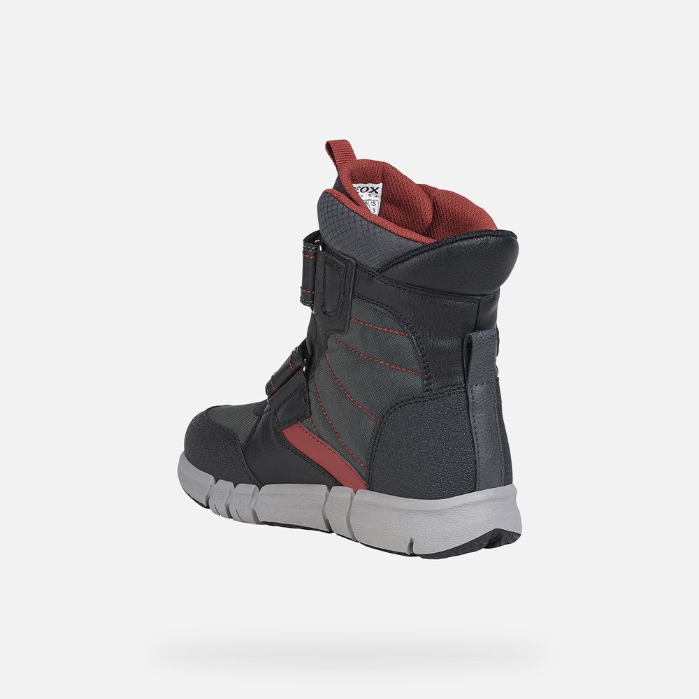 Geox Erkek Çocuk Bot Siyah - Flexyper Abx - RPH-045236